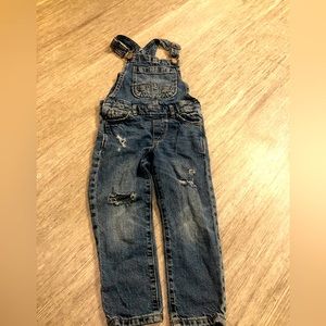 Gap Kids distressed Overalls